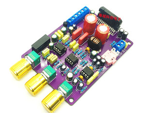 车载功放板TDA7850数字功放板2.1声道AB类纯低音大功率80W*2+120W