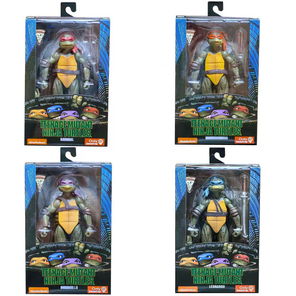NECA1990电影版忍者神龟手办TMNT图片