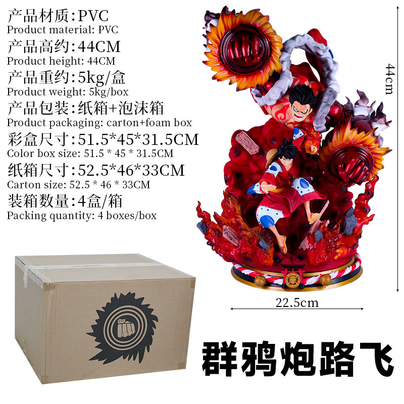 海贼王GKUS大猿王群鸦炮路飞和之