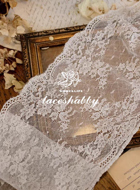 法国国宝级古法列维斯蕾丝leaves lace手工DIY高定蕾丝花边-087