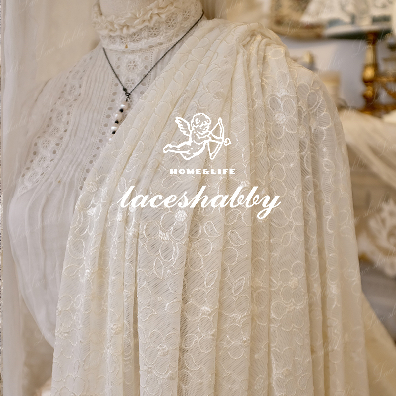 法国进口古法列维斯蕾丝leaves lace手工DIY高定法蕾丝花边-298