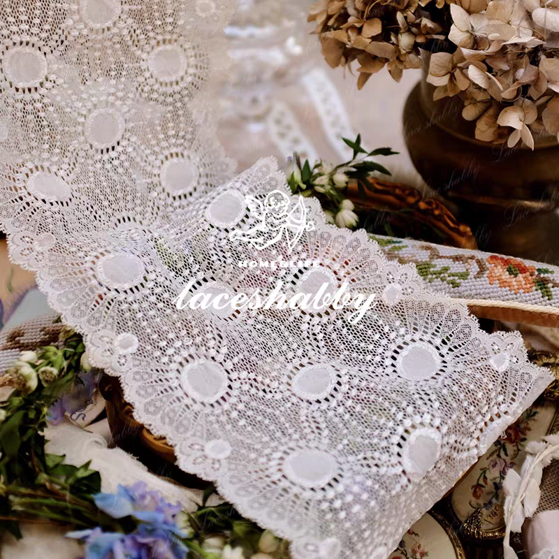 法国进口古法列维斯蕾丝leaves lace手工DIY高定法蕾丝花边-115