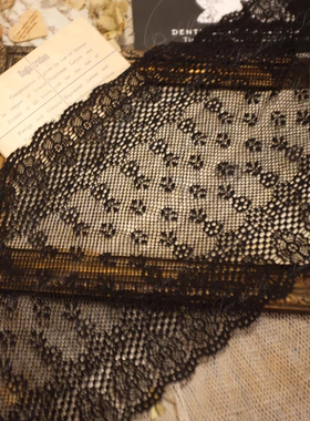 法国国宝级古法列维斯蕾丝leaves lace手工DIY高定蕾丝花边-051