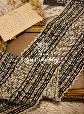 法国国宝级古法列维斯蕾丝leaves lace手工DIY高定蕾丝花边-046