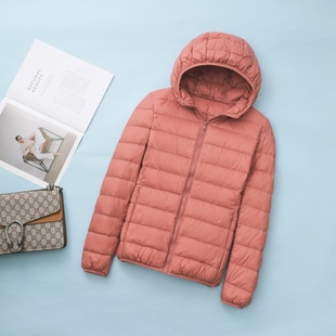 2025新款轻薄大码羽绒服女短款妈妈中老年轻便超秋冬季外套小个子