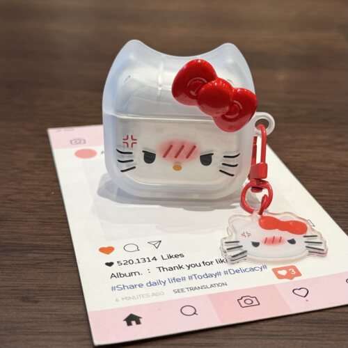 生气猫咪苹果AirPods壳