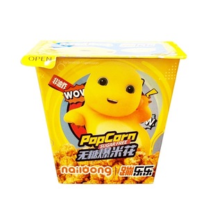 奶龙蹦乐乐无糖爆米花原味海苔椒麻辣子鸡办公室电影院零食品