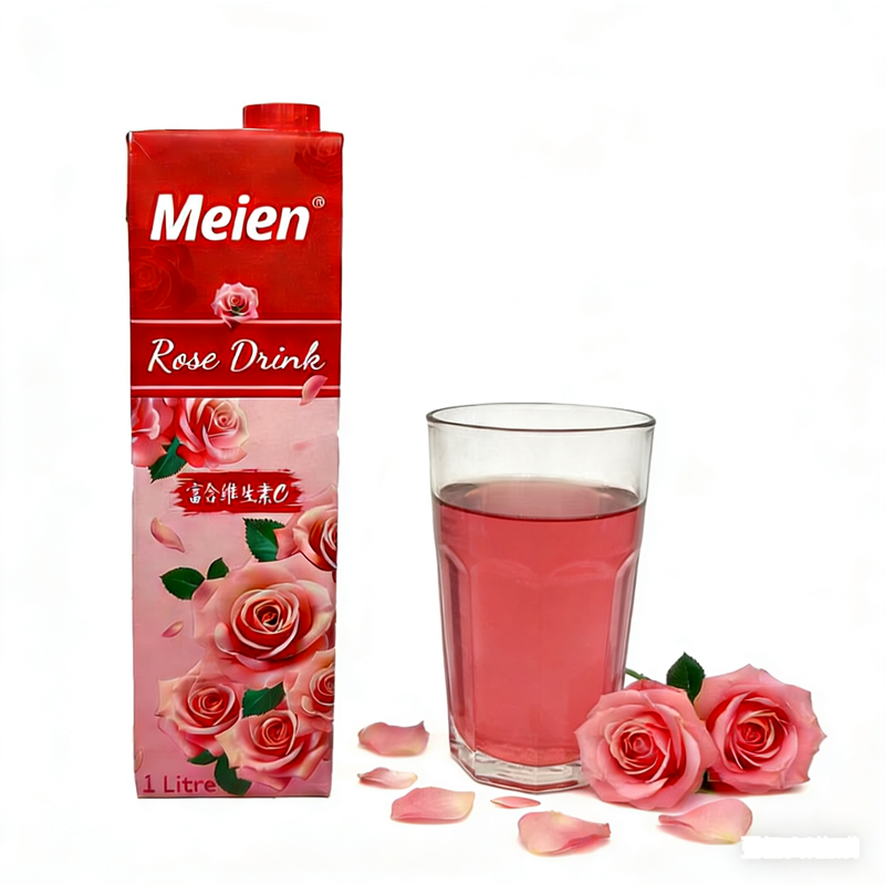 2瓶起包邮 泰国进口Meien美恩玫瑰果汁玫瑰水饮料1000ml
