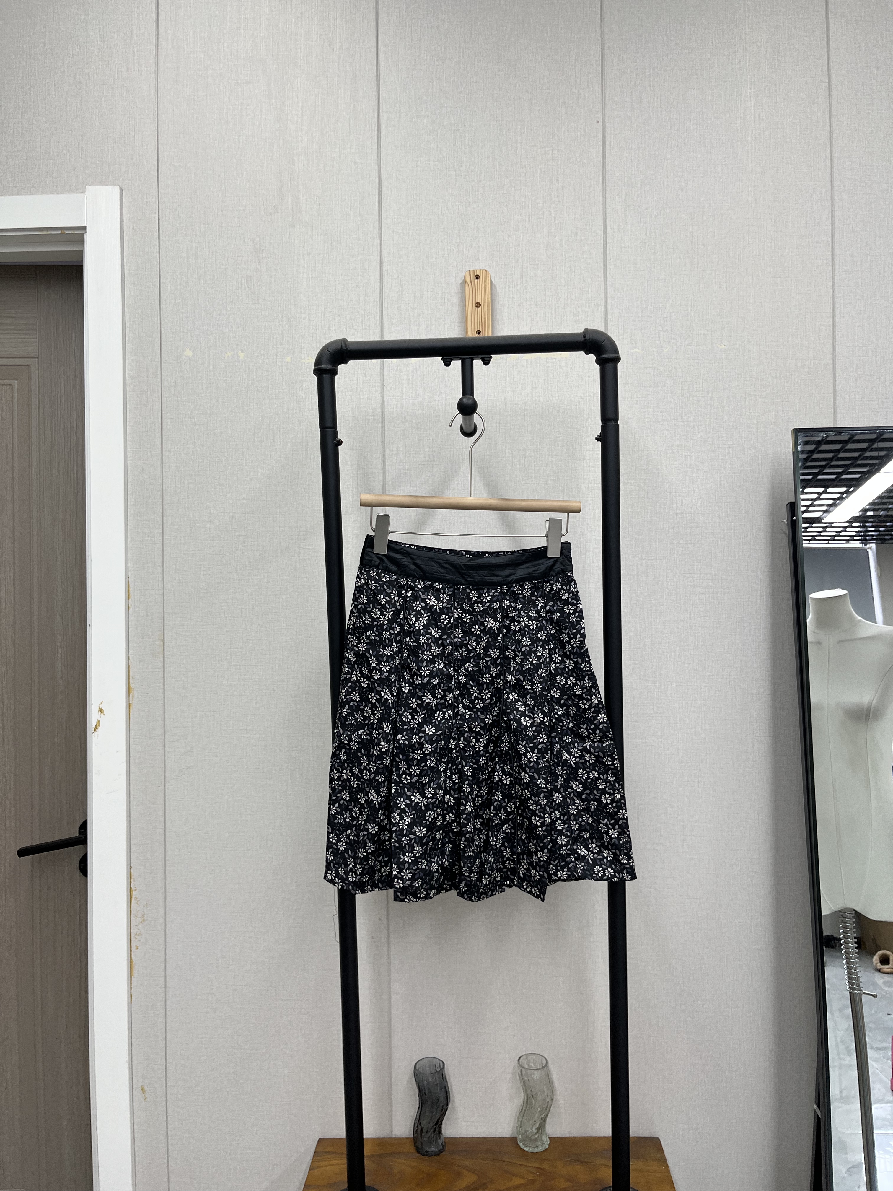 甜美碎花高腰A字半身裙夏季显瘦百搭学院风韩系气质