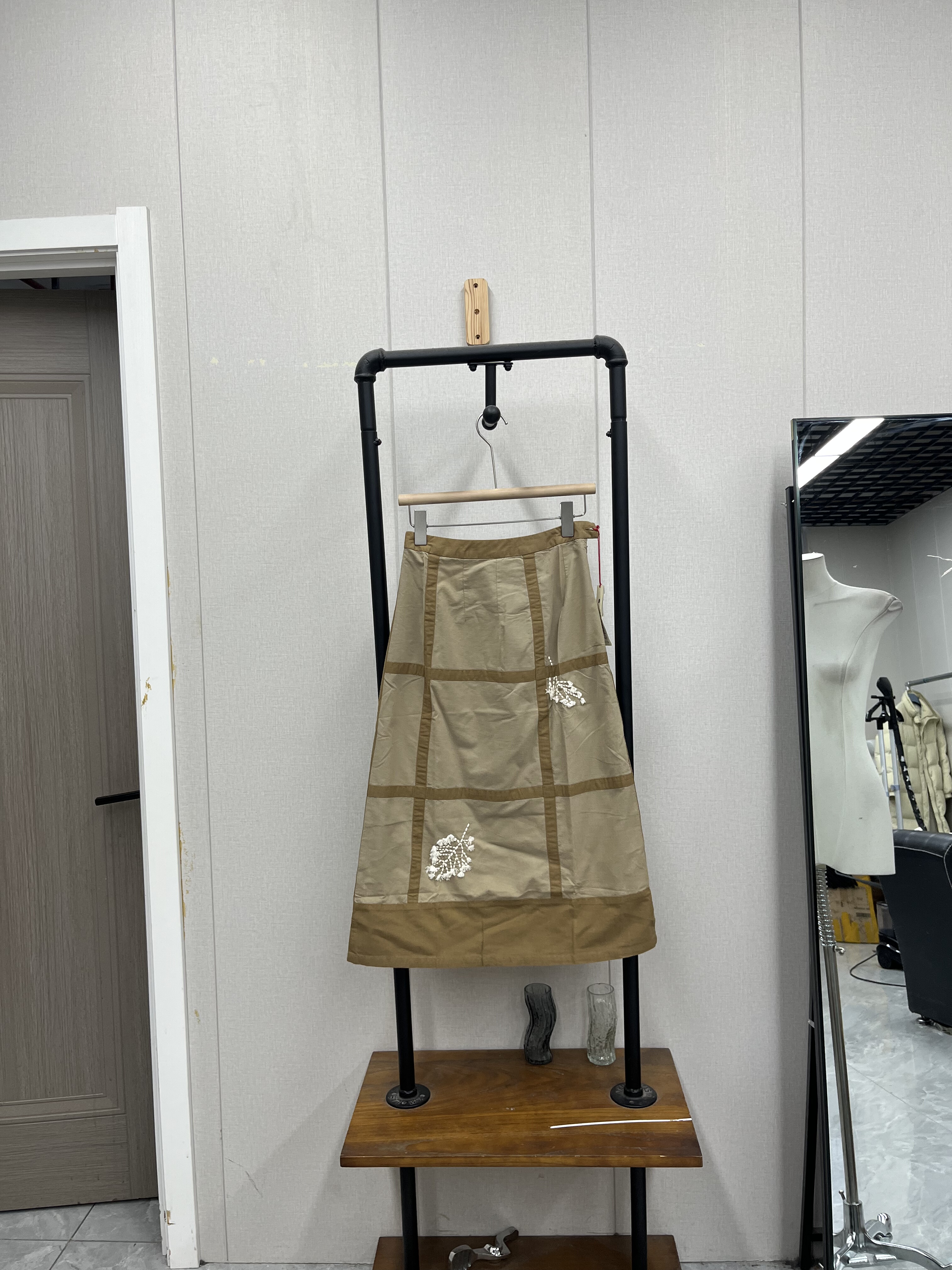 高品质时尚森系百搭半身裙春秋款精致休闲森系复古