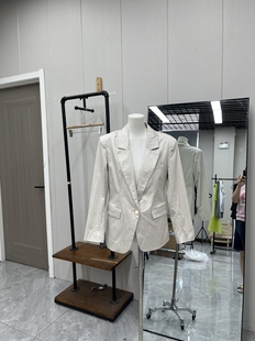 韩版通勤显瘦西装外套百搭女士春秋新款宽松一粒扣款