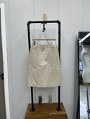 春夏款 半身裙百搭简约色系高级显瘦 卡其色休闲款