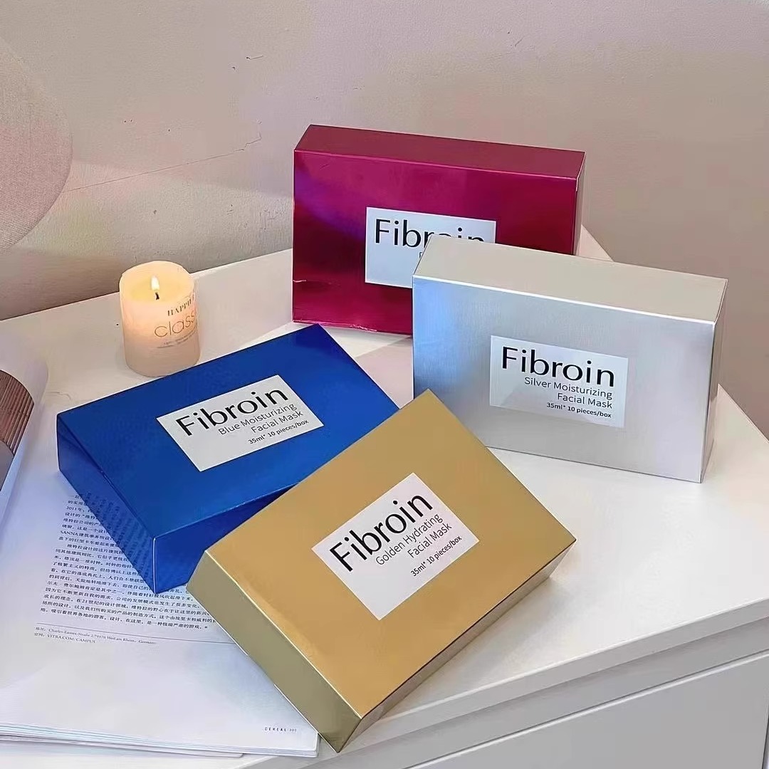 泰国正品童颜面膜Fibroin三层蚕丝婴儿嫩白补水保湿滋润学生面膜