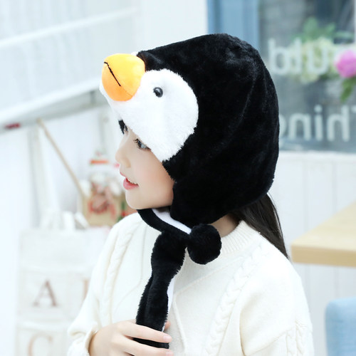 包邮儿童幼儿园表演企鹅头饰道具