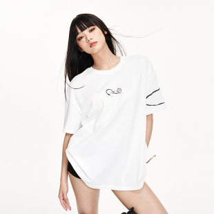 Saint 大Toversize 蛇形印花短袖 显瘦宽松夏季 2024SW 个性 AE30