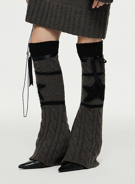 AE30 Saint 含羊毛美式五角星百搭显瘦毛衣腿套 2024AW