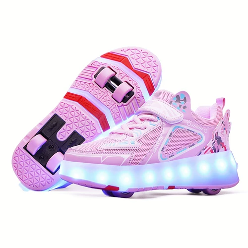 Спортивная обувь 14 -летняя магазин более 20 цветов спортивной обуви Четырех -ворота с фонарями, мальчиками, мальчиками, девочками, одному, двум раундам, взрослым скольжением