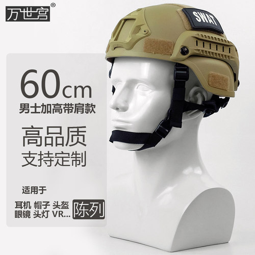 假人头头模万世宫口罩拍照展厅