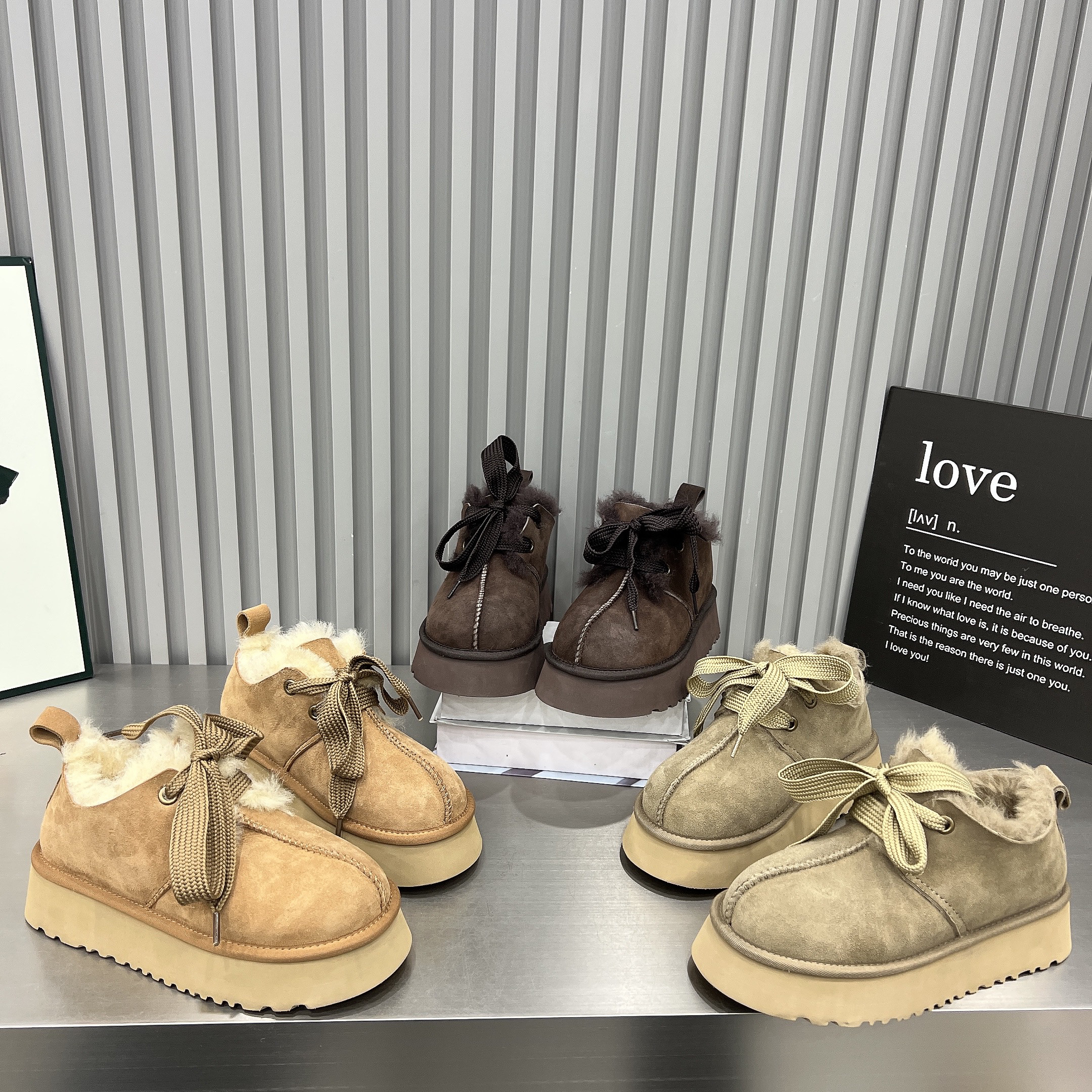 厚底雪地靴款冬季加绒女鞋子2025新款棉鞋复古乐福鞋一脚蹬勃肯鞋