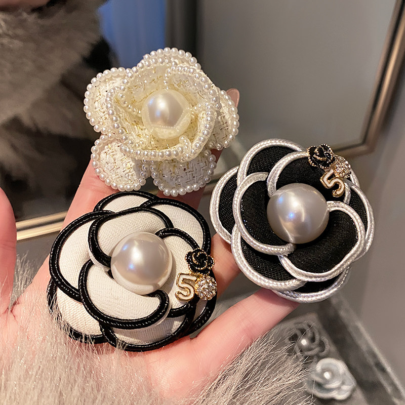 山茶花胸针~复古法式小香风高级感大衣外套别针胸花秋冬包包配饰