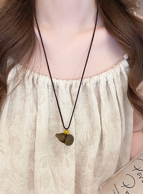 新中式复古国风流苏项链女