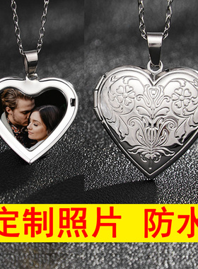 定做照片项链吊坠防水女士锁骨链