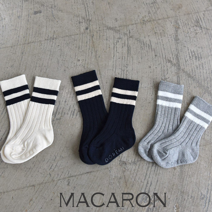 现货韩国进口婴儿高筒袜男女宝宝时尚百搭学院风长筒袜春秋中筒袜