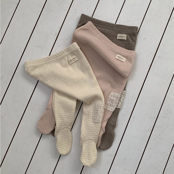 韩国进口婴幼儿女宝宝春秋百搭大PP连裤袜肌理弹力包脚打底裤