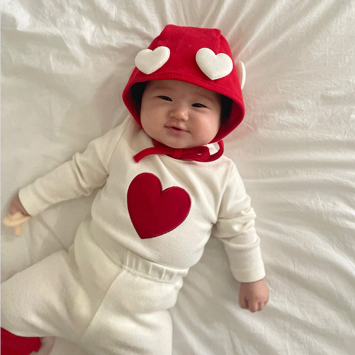 韩国进口婴幼童装秋冬爱心舒适纯棉家居服套装贴身打底秋衣秋裤,童装/婴儿装/亲子装,家居服套装,淘宝优惠券,粉丝福利购,淘宝优惠卷