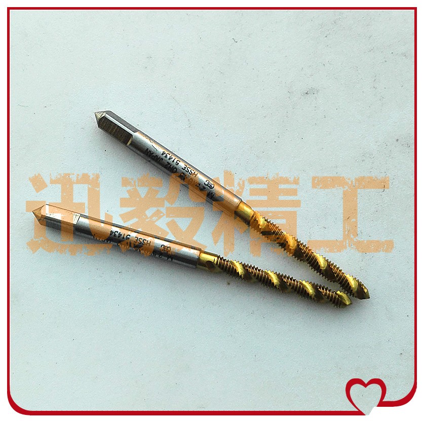 日本OSG美制镀钛螺旋丝锥U4-40/48/5-40/5-44/6-32/8-32/8-36 OH4