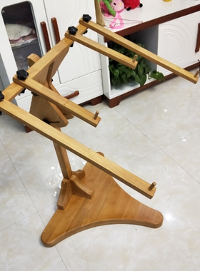 JAT蘑菇云立式刺绣架子绣架刺绣jat绣绷子绷架十字绣绣花架子框木