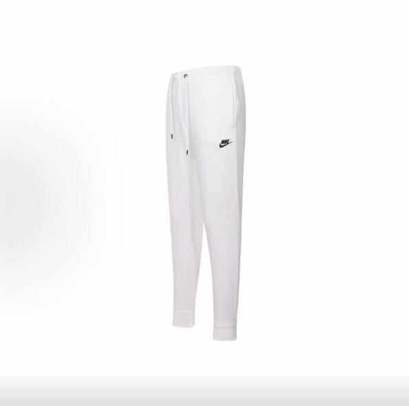 Nike 纯色修身系带束脚针织运动裤 女款