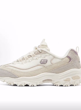 Skechers斯凯奇 D'LITES 1.0 加绒款 低帮 老爹鞋 女款