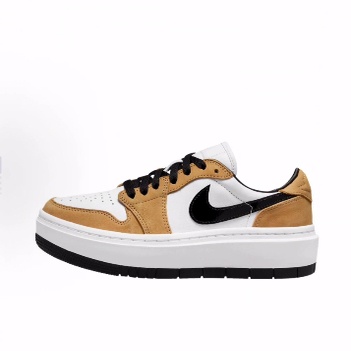 Jordan Air Jordan 1 Elevate Low 低帮 复古篮球鞋 女款 白棕黑