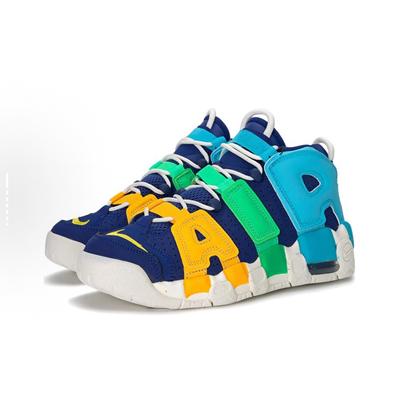 耐克Nike Air More Uptempo皮蓬白生胶大童篮球鞋FJ0693-455