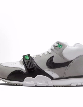 Nike Air Trainer 1 Chlorophyll 复古 中帮 训练鞋 男款 灰白黑