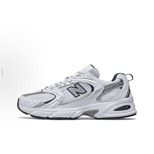 NEW BALANCE New Balance 530休闲跑步鞋男女同款白银色MR530SG