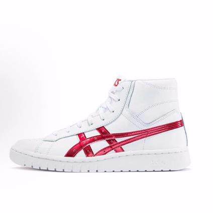 Asics Gel-Ptg 皮革 灌篮高手 中帮 复古篮球鞋 男女同款 白红