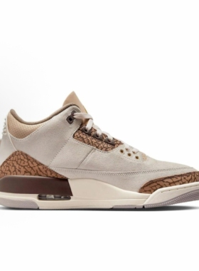 Jordan Air Jordan 3 潮流 中帮 复古篮球鞋 男款 白棕CT8532-102
