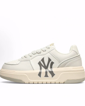 MLB Chunky Liner 24SS 减震透气 低帮 板鞋 男女同款 乳白色