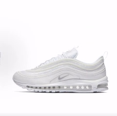 Nike Air Max 97 抗震设计减震 低帮跑步鞋 男款 白色