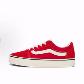 Vans Ward 舒适百搭 低帮 板鞋 女款 红色