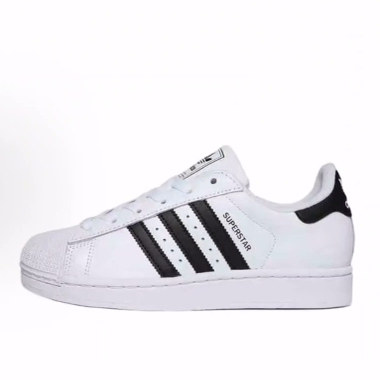 adidas originals SUPERSTAR 舒适百搭时尚 低帮 儿童板鞋 白色