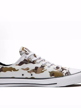 Converse Chuck TaylorAllStarALLOVERCAMOLOW帆布鞋男女同款迷彩
