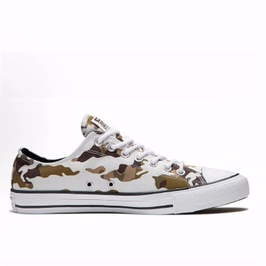 Converse Chuck TaylorAllStarALLOVERCAMOLOW帆布鞋男女同款迷彩