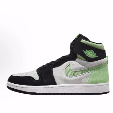 Jordan Air Jordan 1 Zoom CMFT 2  高帮 复古篮球鞋 男款 白绿黑