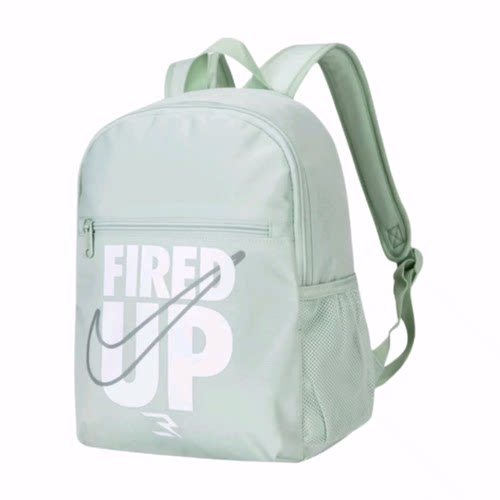 Nike 10L 3brand系列 涤纶 双肩包 小号 男女同款 情侣款 亚绿色