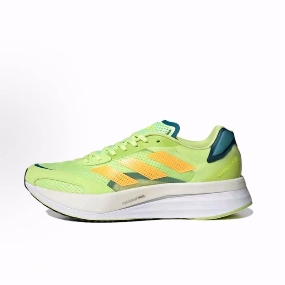 adidas Adizero Boston 10 轻盈舒适 回弹 低帮 碳板跑步鞋 男款