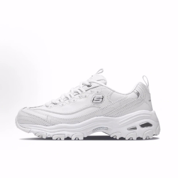 Skechers斯凯奇 DLITES Fresh Start  低帮 老爹鞋 女款 白银