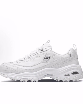 Skechers斯凯奇 DLITES Fresh Start  低帮 老爹鞋 女款 白银